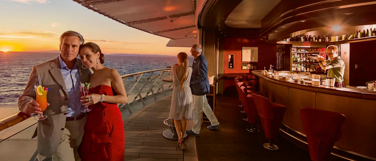 Cocktailbar med utsikt