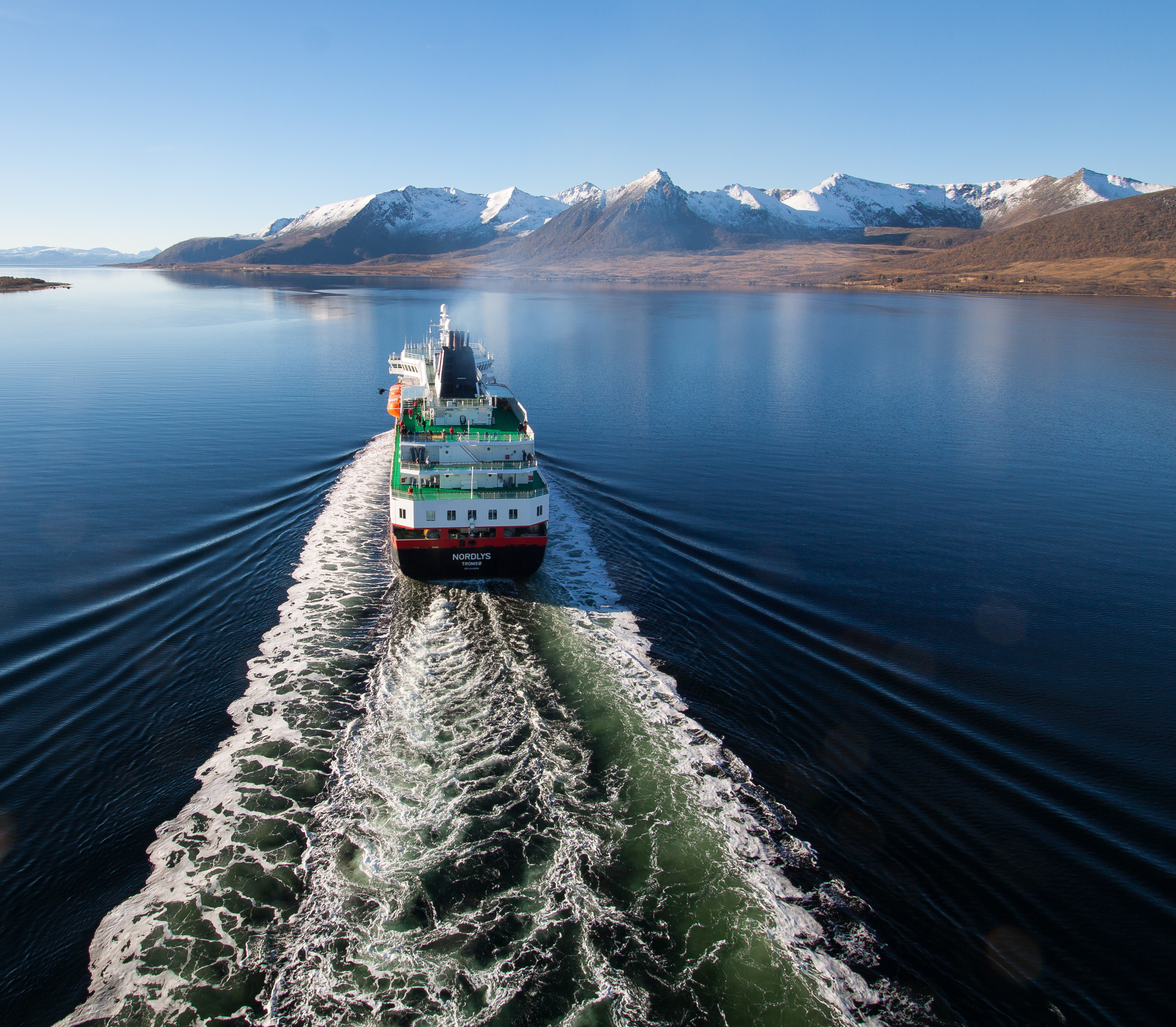 Nuvarande position för MS Nordlys