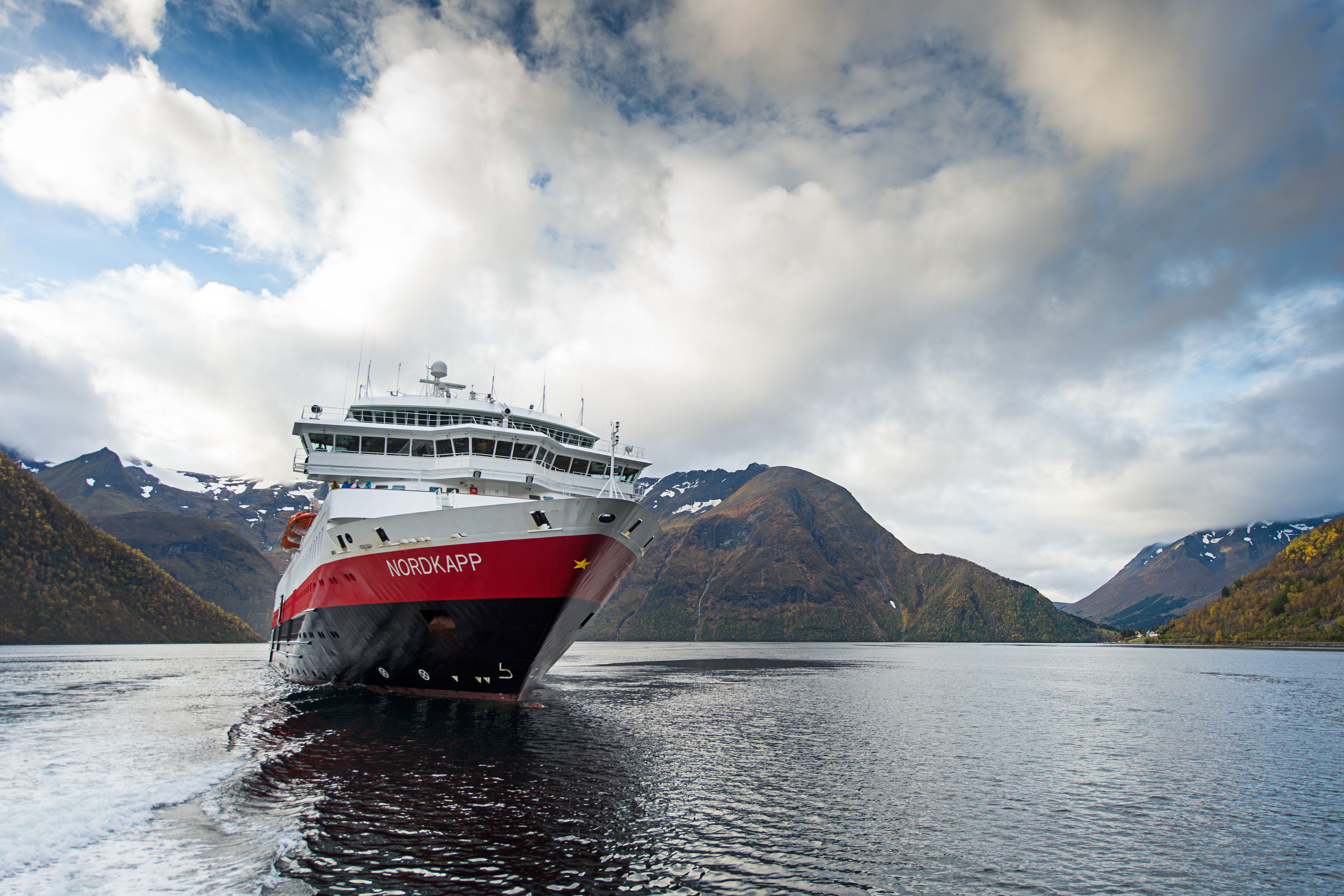 Nuvarande position för MS Nordkapp