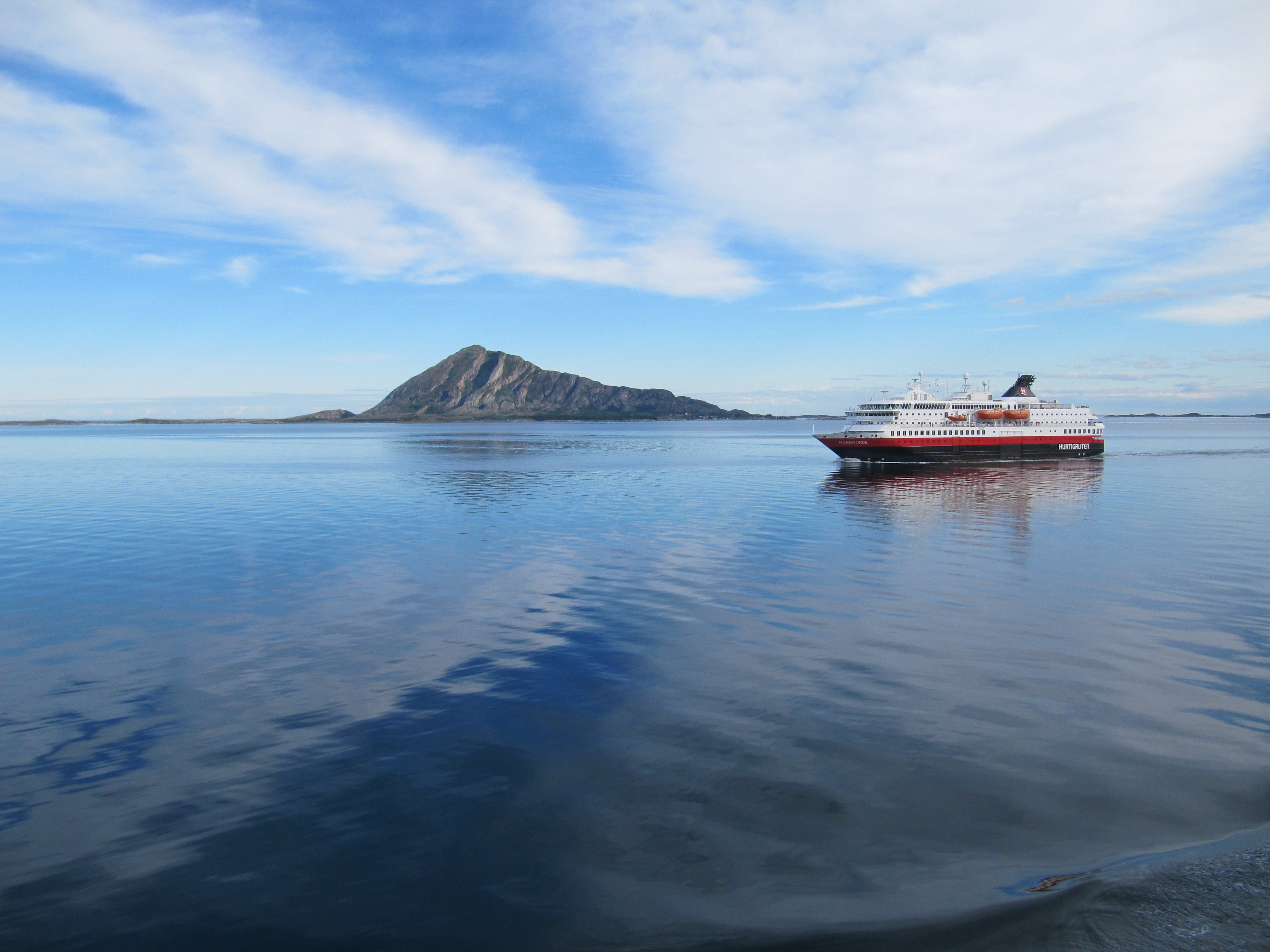 Nuvarande position för MS Kong Harald
