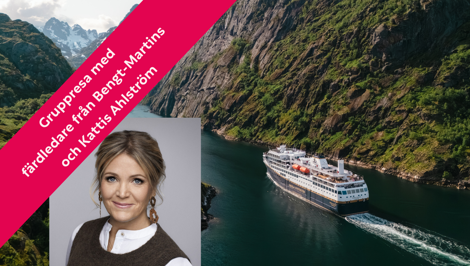Res med Havila tillsammans med Kattis Ahlström